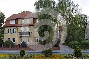 A new house in a rural place, a country house