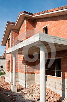 New house under construction