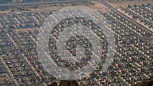 New houses in Al Ain. View from the mountain