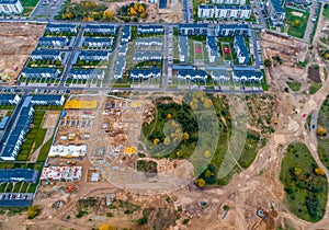 New houses being built