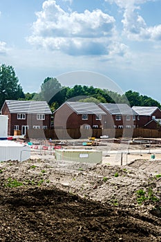 New houses being built in Southport, UK