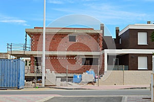 New houses being built in Spain