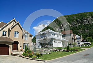 New houses in a rich area photo