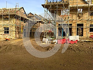 New housing development Consett Durham England