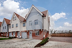 New housing development street