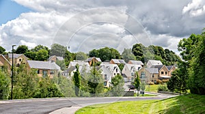 New housing developments in Dursley, Gloucestershire, United Kingdom