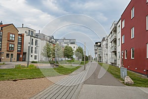 New housing district in Malmo Sweden