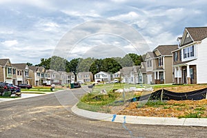 New Housing Subdivision Under Construction