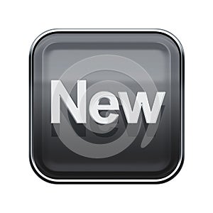 New icon glossy grey.