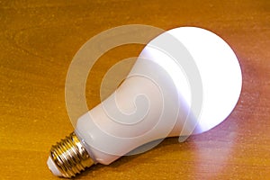 new idea concept hand holding light bulb