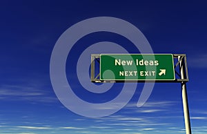 New Ideas - Freeway Exit Sign