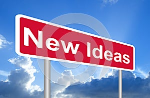 New ideas sign