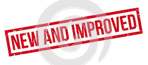 New and Improved rubber stamp