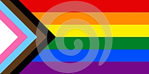 New inclusive LGBTQ+ flag