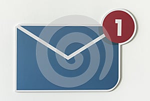 New incoming message email icon