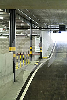 New indoors underground parking