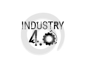 New Industrial Revolution. Industry 4.0 banner: smart industrial revolution, automation, robot assistants, iot, cloud and bigdata.