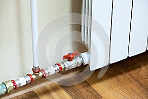 New installed domestic central heating register