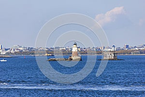New Jersey skyline from Staten Island ferry