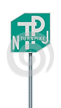 New Jersey Turnpike road sign