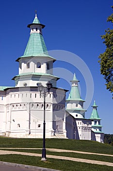The new Jerusalem monastery wall guard tower monument, the Russian Orthodox loophole
