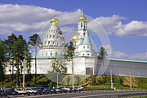 New Jerusalem monastery Watchtower fortified wall of Orthodoxy Holy place