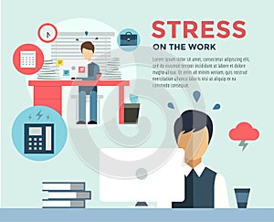 New Job after Stress Work infographic. Students