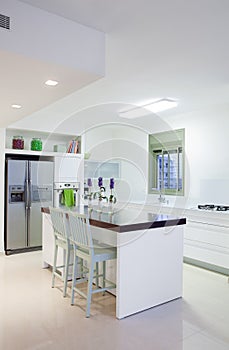 New kitchen in a modern home