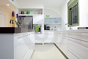 New kitchen in a modern home