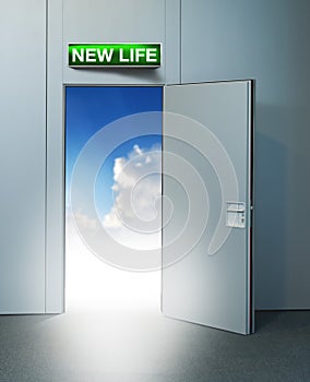 New life door to heaven