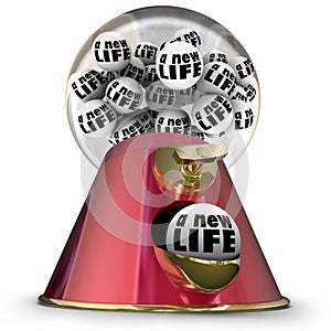 A New Life Gumball Machine Start Over Begin Again Fresh Opportunity photo