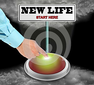 New Life Sign and Button