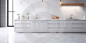 New light white kitchen with modern finishes and appliances