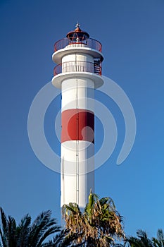 Lighthouse in Rota, Cadiz, Spain photo