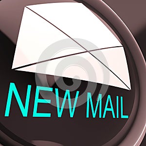 New Mail Envelope Means Unread Email Or Message