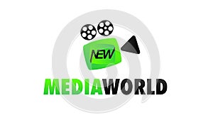 New Media World green-black logo