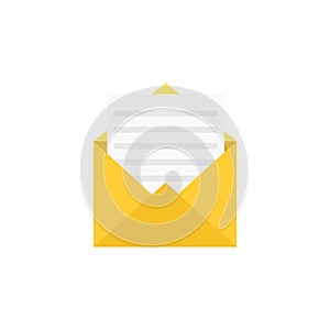 New Message icon on a white background. Vector illustration.