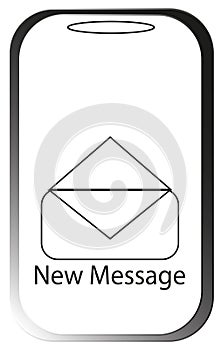 New Message - icona e-mail photo