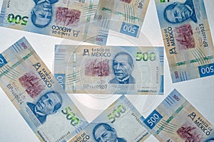 New Mexican 500 peso bills