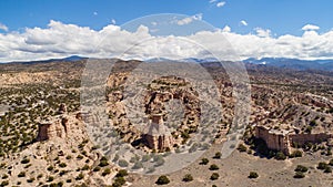 New Mexico Desert Landscape Aerial Photograph