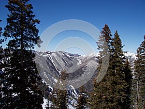 New Mexico Mountains in winter