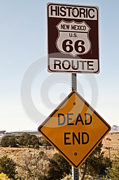 New Mexico Route 66 Sign