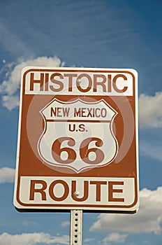 New Mexico Route 66 Sign