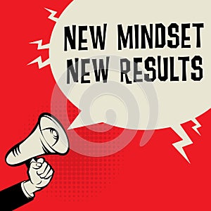 New Mindset New Results business concept