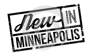 New In Minneapolis rubber stamp