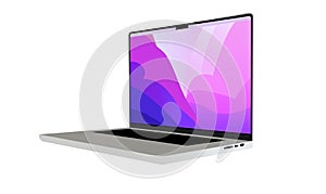 new model slim laptop white background gradient wallpaper