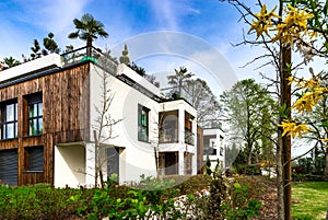 New modern apartment building in Strasbourg, France