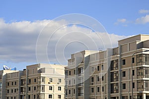 New modern apartment house