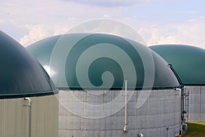 New, modern biogas plants