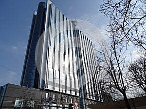 New modern building in the center of krasnodar city